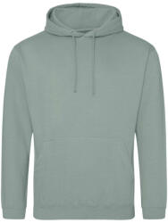 Just Hoods Uniszex laza szabású kapucnis pulóver AWJH001, Dusty Green-XL (awjh001dugn-xl)