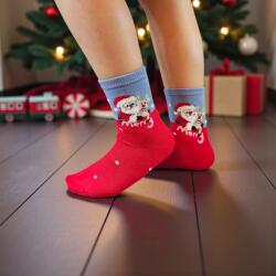 Aura Via Mikulásos-Karácsonyi gyapjú gyerek zokni 24-27 102697