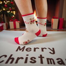 Aura Via Mikulásos-Karácsonyi gyapjú gyerek zokni 24-27 102742