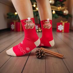 Aura Via Mikulásos-Karácsonyi gyapjú gyerek zokni 28-31 102727