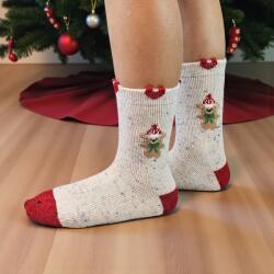 Aura Via Mikulásos-Karácsonyi gyapjú gyerek zokni 32-35 102769