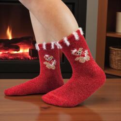 Aura Via Mikulásos-Karácsonyi gyapjú gyerek zokni 28-31 102760