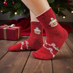 Aura Via Mikulásos-Karácsonyi gyapjú gyerek zokni 32-35 102757