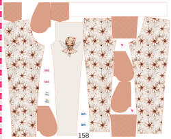 Takoy Panou cu croială 158 pentru pantaloni softshell zâna florii