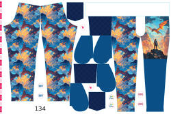 Takoy Panou cu croială 134 pentru pantaloni softshell duel de foc