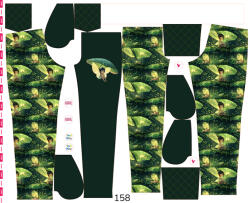 Takoy Panou cu croială 158 pentru pantaloni softshell zâna ploii