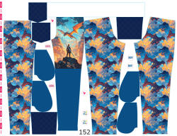 Takoy Panou cu croială 152 pentru pantaloni softshell duel de foc
