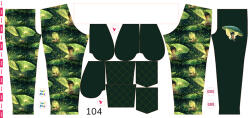 Takoy Panou cu croială 104 pentru pantaloni softshell zâna ploii
