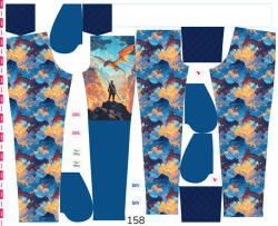 Takoy Panou cu croială 158 pentru pantaloni softshell duel de foc