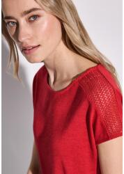 Street One OTLT Ing - LTD QR linen look shirt w. lace 2503