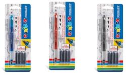 CARIOCA Roller cu cartus cerneala, + 4 rezerve/blister, CARIOCA Primary (CA-43248) - officeclass