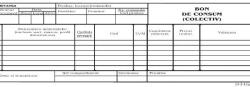 Formulare tipizate Bon consum colectiv , format 1/2 A4 , 100 coli/carnet (NL-010203) - officeclass