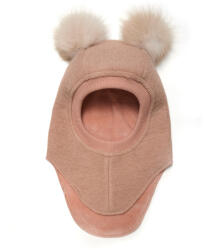HUTTEliHUT Cagulă dublată lână merinos fiartă Huttelihut - Big Bear Rose Melange