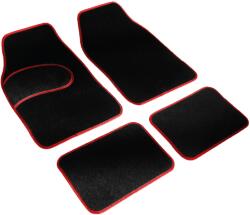Ro Group Set 4 covorase auto universale, RoGroup, mocheta bordurata, Rosu