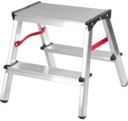 Strend Pro Scara aluminiu, 2 tronsoane, 2 trepte, max 125 kg, 0.81 m, Strend Pro (251095) - artool