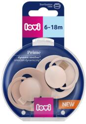 LOVI Set suzete din silicon pentru 6 - 18 luni Dynamic Prime Nude/Blush 34/406, 2 bucati, LOVI