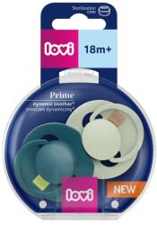 LOVI Set suzete din silicon pentru +18 luni Dynamic Prime Pistachio/Green 34/415, 2 bucati, LOVI