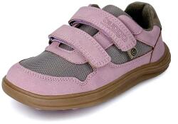 Bugga dívčí celoroční barefoot tenisky SAFI Pink B00201-18 | nízká obuv na suchý zip s flexibilní podrážkou - 28