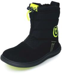 Bugga dětské zimní barefoot boty s membránou Bugga-TEX | RUBA Black B00197-10 | vyšší zimní obuv na zip s flexibilní podrážkou - 29
