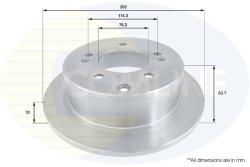 COMLINE Brzdový kotúč COMLINE ADC2403 (ADC2403)