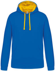 Kariban KA446 MEN'S CONTRAST HOODED SWEATSHIRT (ka446lro/ye-xs) - polokozpont