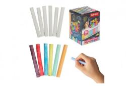 Teddies Таблетни тебешири 36бр бели + цветни 8см в кутия 6x9x6см (00543102)