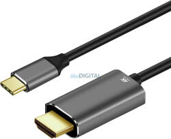ART Type-C kábel male HDMI 2.0 férfi 4K 60Hz ART oemC4-2 1, 8m
