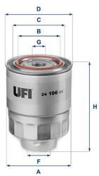 UFI filtru combustibil UFI 24.196. 00 (24.196.00)