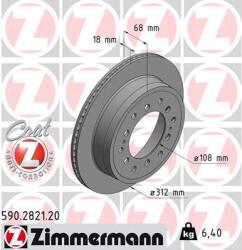 ZIMMERMANN Disc frana ZIMMERMANN COAT Z 590.2821. 20 (590.2821.20)