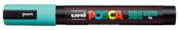 uni Dekormarker, 1, 8-2, 5 mm, UNI Posca PC-5M, tengerzöld