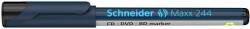 Schneider Alkoholos marker, CD/DVD, 0, 7 mm, SCHNEIDER Maxx 244, fekete