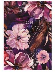 TopTimer Naptár, tervező, B6, heti, TOPTIMER Joy, lila