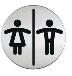 DURABLE Információs piktogram, öntapadó, DURABLE Női-Férfi WC