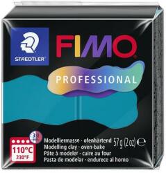 FIMO Gyurma, 57 g, égethető, FIMO Professional, petrol