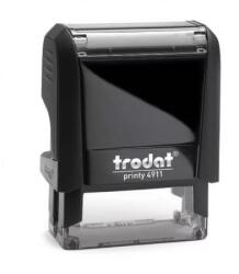 TRODAT Bélyegző, TRODAT Printy 4911, fekete ház, fekete párnával - oneclick