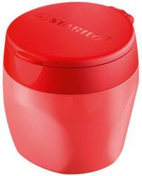 STABILO Hegyező, egylyukú, tartályos, STABILO Woody 3 in 1, piros