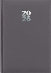 Dayliner Naptár, tervező, A5, napi, DAYLINER, Pannon, szürke