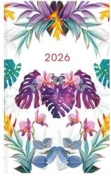 TopTimer Naptár, tervező, A5, heti, keskeny, TOPTIMER, Joy, pálma