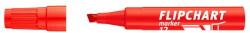 ICO Flipchart marker, 1-4 mm, vágott, ICO Artip 12, piros
