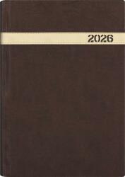 Dayliner Naptár, tervező, B5, heti, DAYLINER The Boss, barna