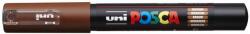 uni Dekormarker, 0, 7-1, 0 mm, UNI Posca PC-1M, barna