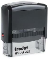 TRODAT Bélyegző, TRODAT Ideal 4913, fekete ház, fekete párnával