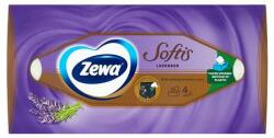 Zewa Kozmetikai kendő, 4 rétegű, 80 db, ZEWA Softis levendula - oneclick