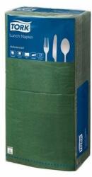 Tork Szalvéta, 1/4 hajtogatott, 2 rétegű, 33x33 cm, Advanced, TORK Lunch, sötétzöld