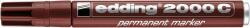 edding Alkoholos marker, 1, 5-3 mm, kúpos, EDDING 2000, barna