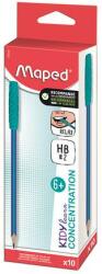 Maped Írástanuló grafitceruza, HB, háromszögletű, szilikon vég, MAPED Kidy Learn Concentration - oneclick - 5 790 Ft
