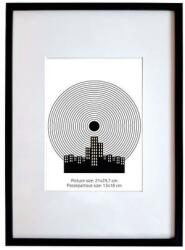  Képkeret, 21x29, 7 cm, aluminium keret, Fotoplus, fekete
