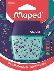 Maped Hegyező, kétlyukú, tartályos, MAPED Pixel Party Shaker