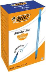 BIC Golyóstoll, 0, 32 mm, kupakos, BIC Round Stic Classic, kék
