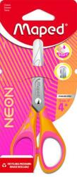 Maped Olló, iskolai, 13 cm, MAPED Soft Neon, vegyes színek